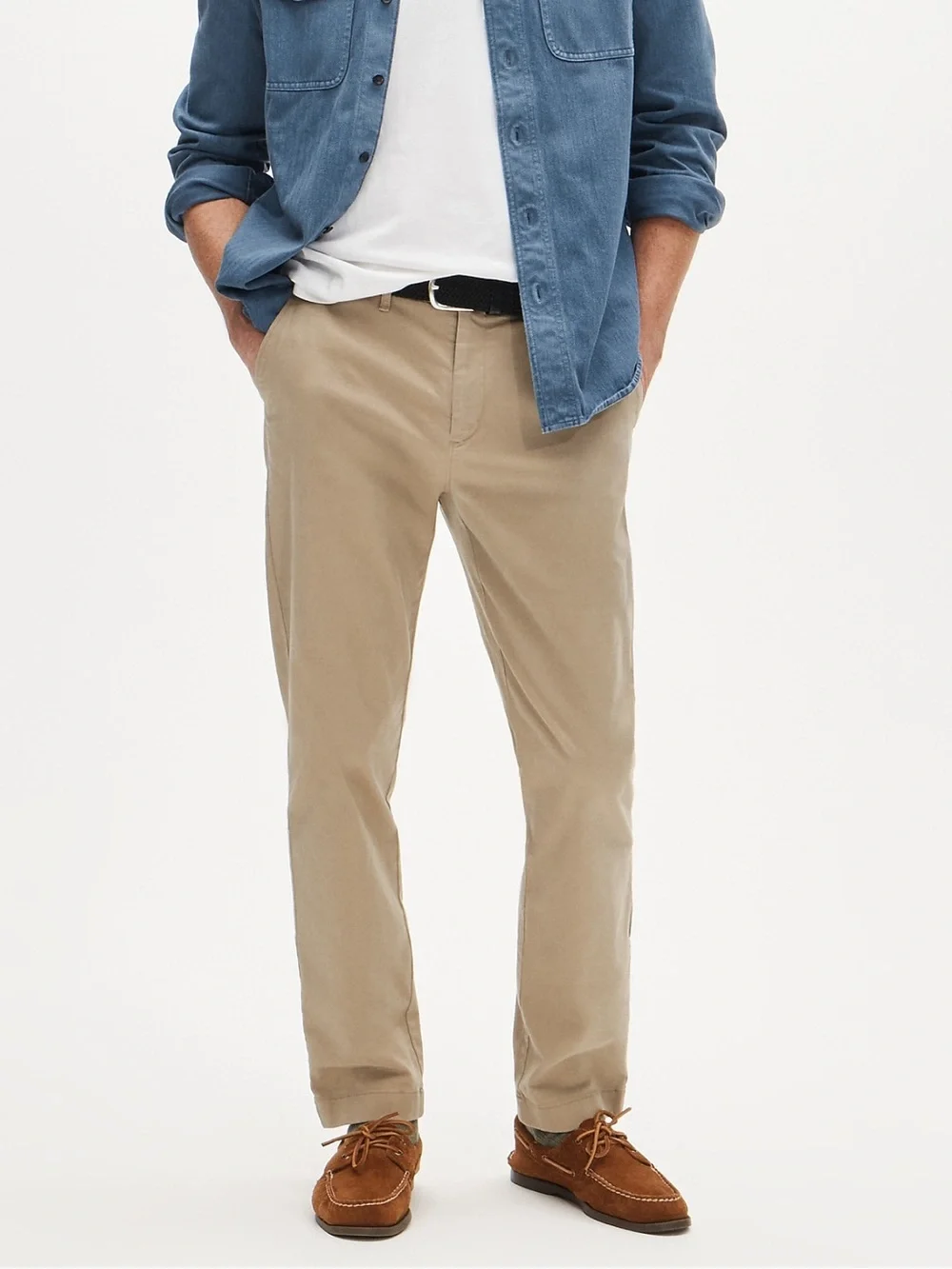 J. Crew Men's Classic Straight Flex Fit Khaki Pants Size 32x30